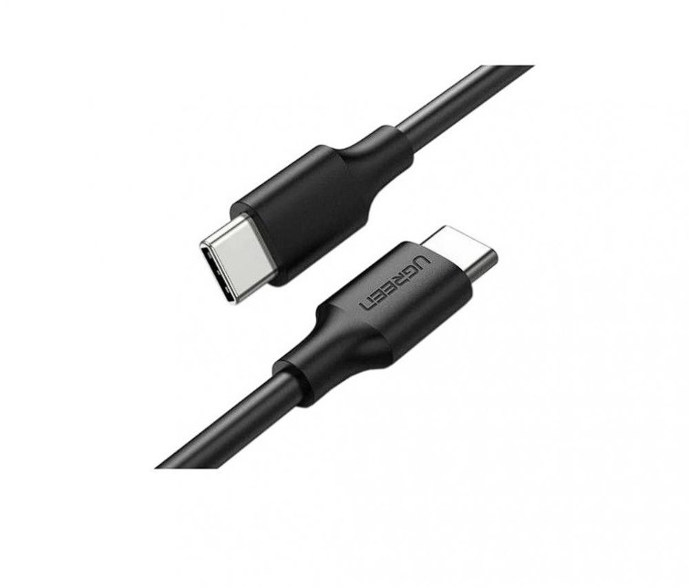 Акція на Ugreen Cable USB-C to USB-C US286 3A 2.0m Black (10306) від Stylus