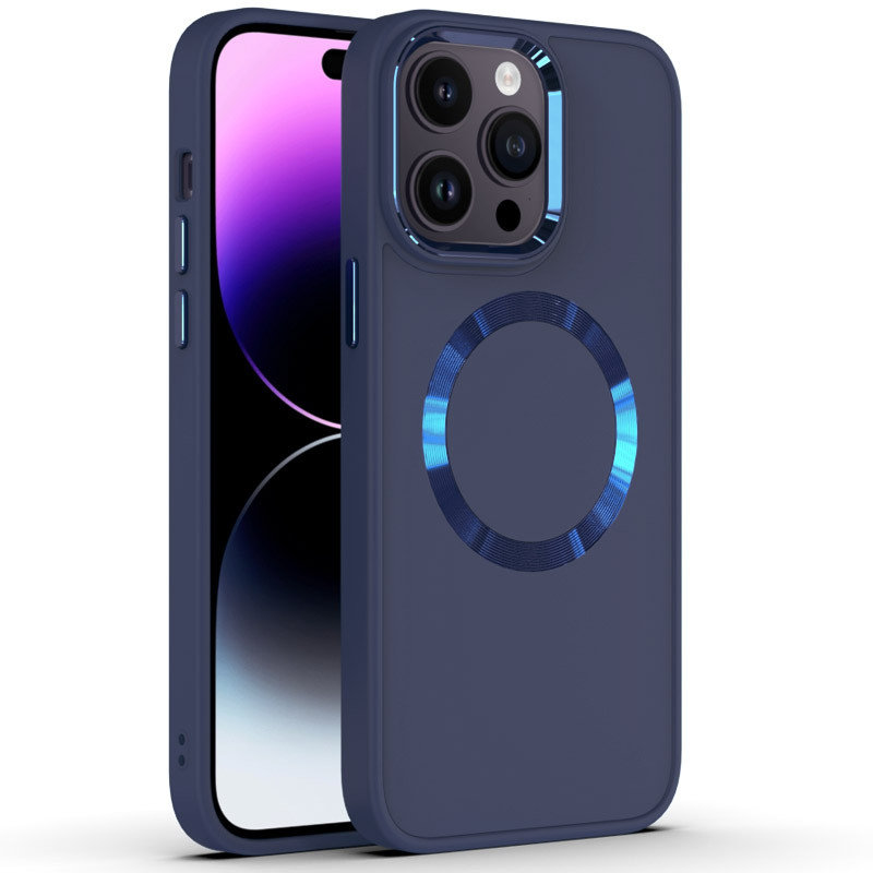 

Tpu Case Bonbon Metal Style with MagSafe Cosmos Blue for iPhone 16 Pro