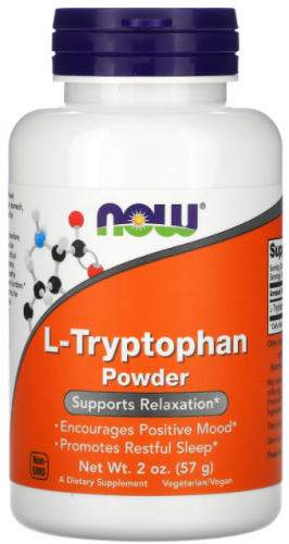 Акція на Now Foods L-Tryptophan рowder Триптофан 57 г від Stylus