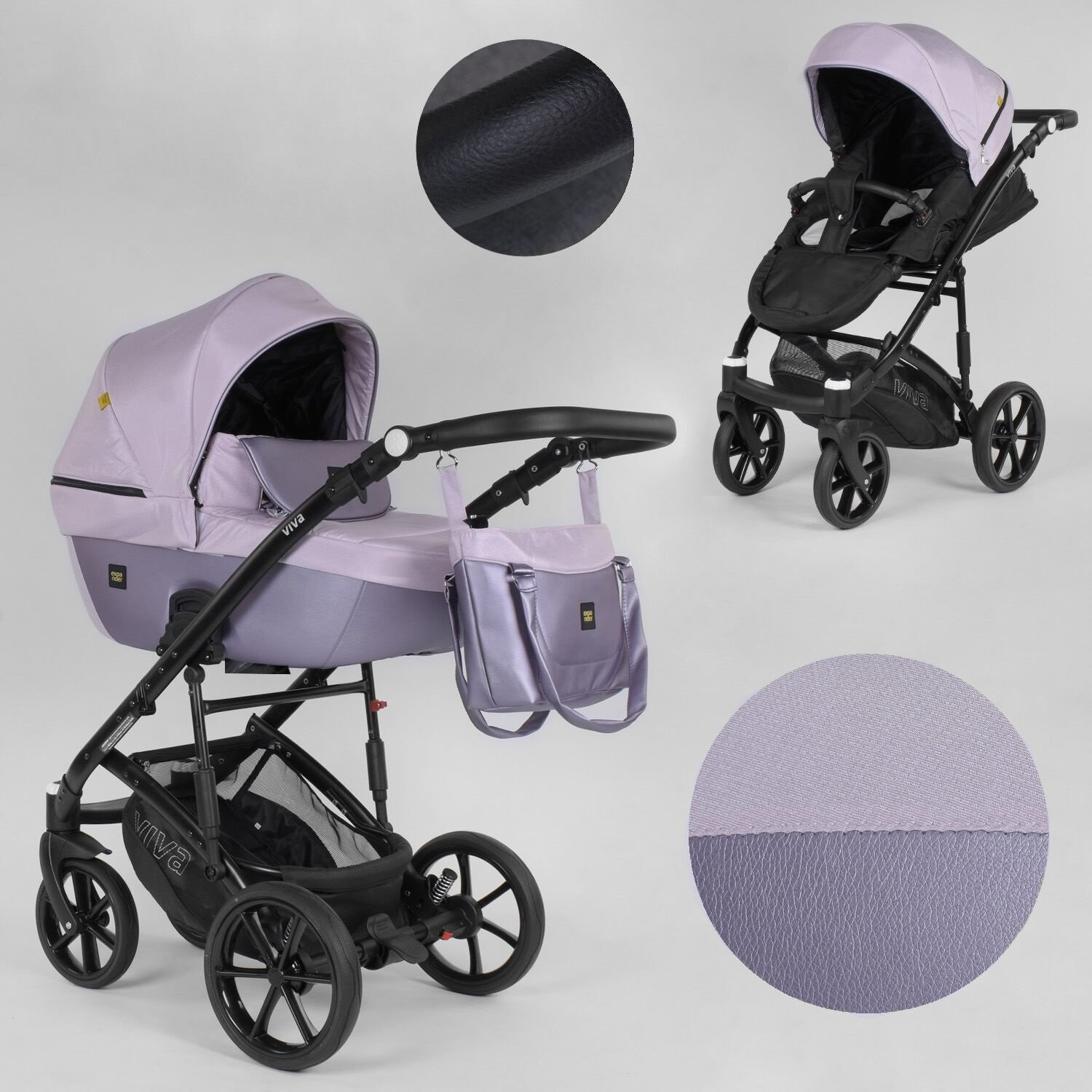 

Детская коляска 2 в 1 Expander Viva V-41007 (1) Pink