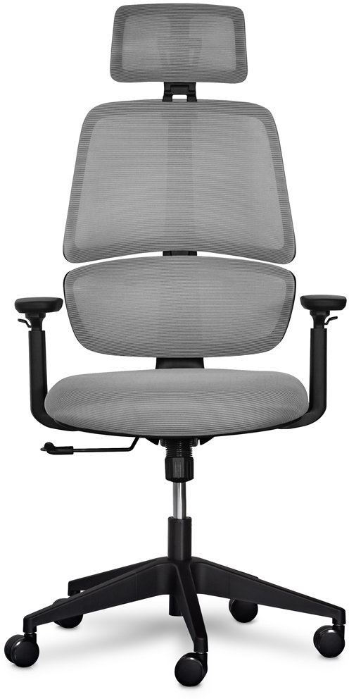 Акція на Офисное кресло Mealux Leo Air Dark Grey (Y-543 KBG) від Stylus