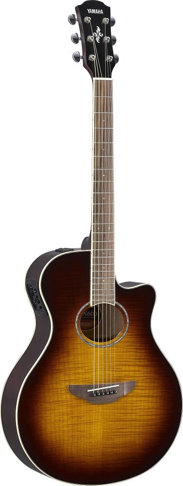 Акція на Электро-акустическая гитара Yamaha APX600FM (Tobacco Brown Sunburst) від Stylus