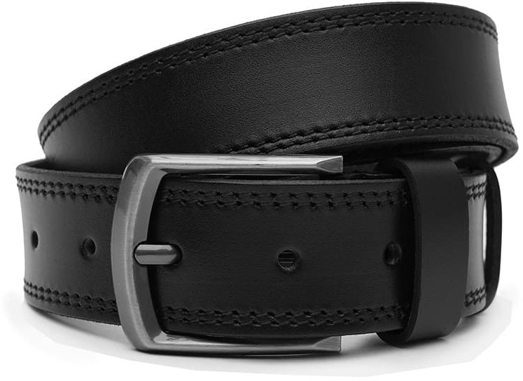 

Мужской ремень Borsa Leather черный (V1115FX20-black)
