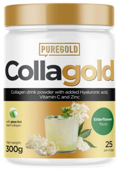

Pure Gold Collagold 300 g / 25 servings / Eldelflower