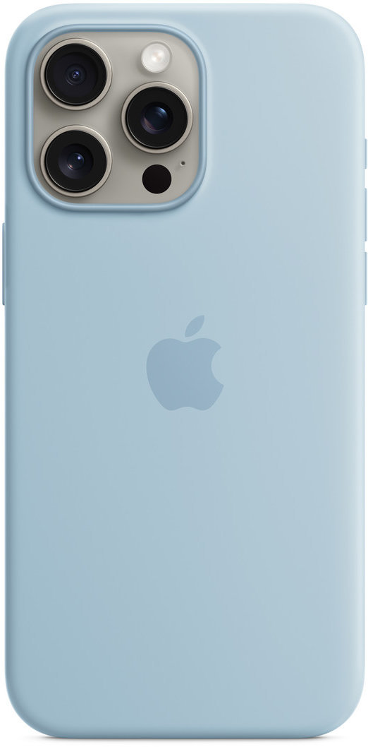 

Apple for iPhone 15 Pro Max Silicone Case with MagSafe Light Blue (MWNR3)