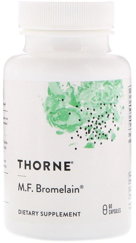 

Thorne Research M.F. Bromelain Бромелайн Mf 60 капсул