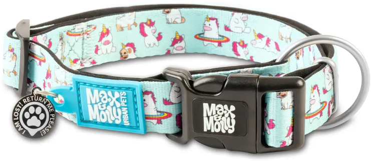 Акція на Ошейник Max & Molly Smart Id Collar - Unicorn/L для собак (4894512023086) від Stylus