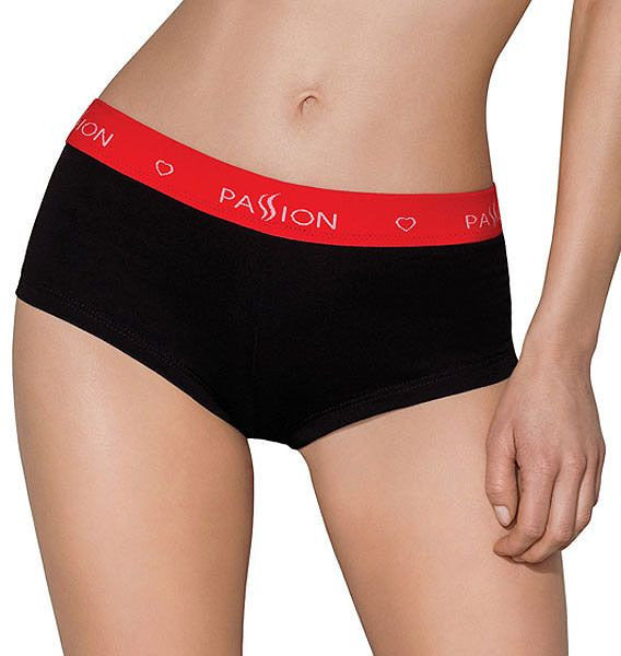 

Трусики-шортики Passion PS003 Panties black, size Xl