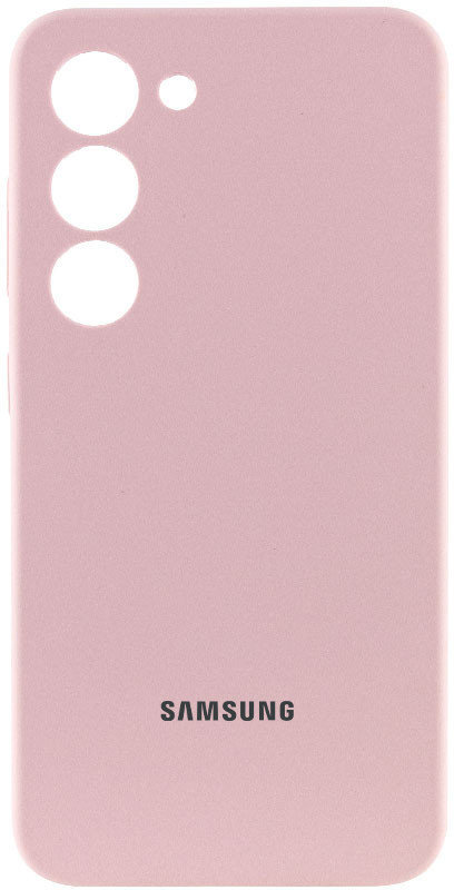 

Lakshmi Premium Silicone Case with Logo Full Camera Pink Sand for Samsung S911 Galaxy S23