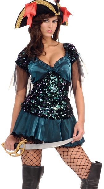 

Сукня піратки Rubies - High Seas Babe Blue Pirate Costume, Xl
