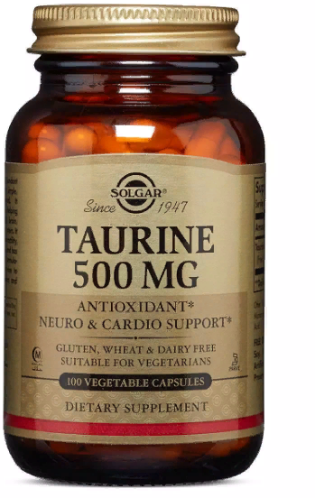 Акція на Solgar Taurine, 500 mg, 100 Vegetable Capsules (SOL-02701) від Stylus