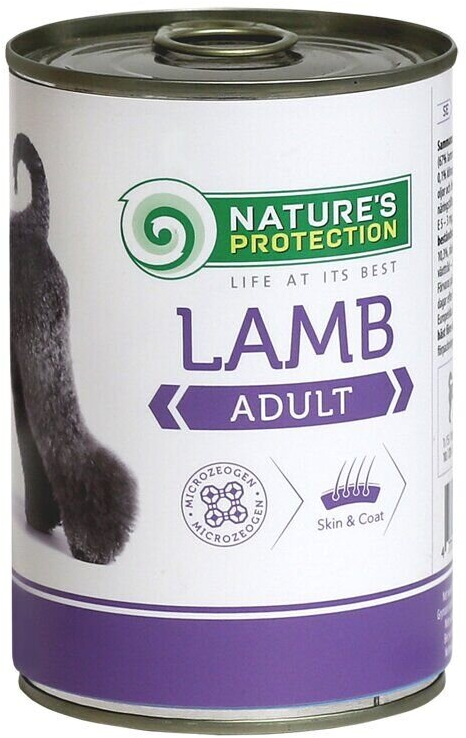 Акція на Влажный корм Nature's Protection Adult Lamb для собак с ягненком 800 г (KIK24632) від Stylus