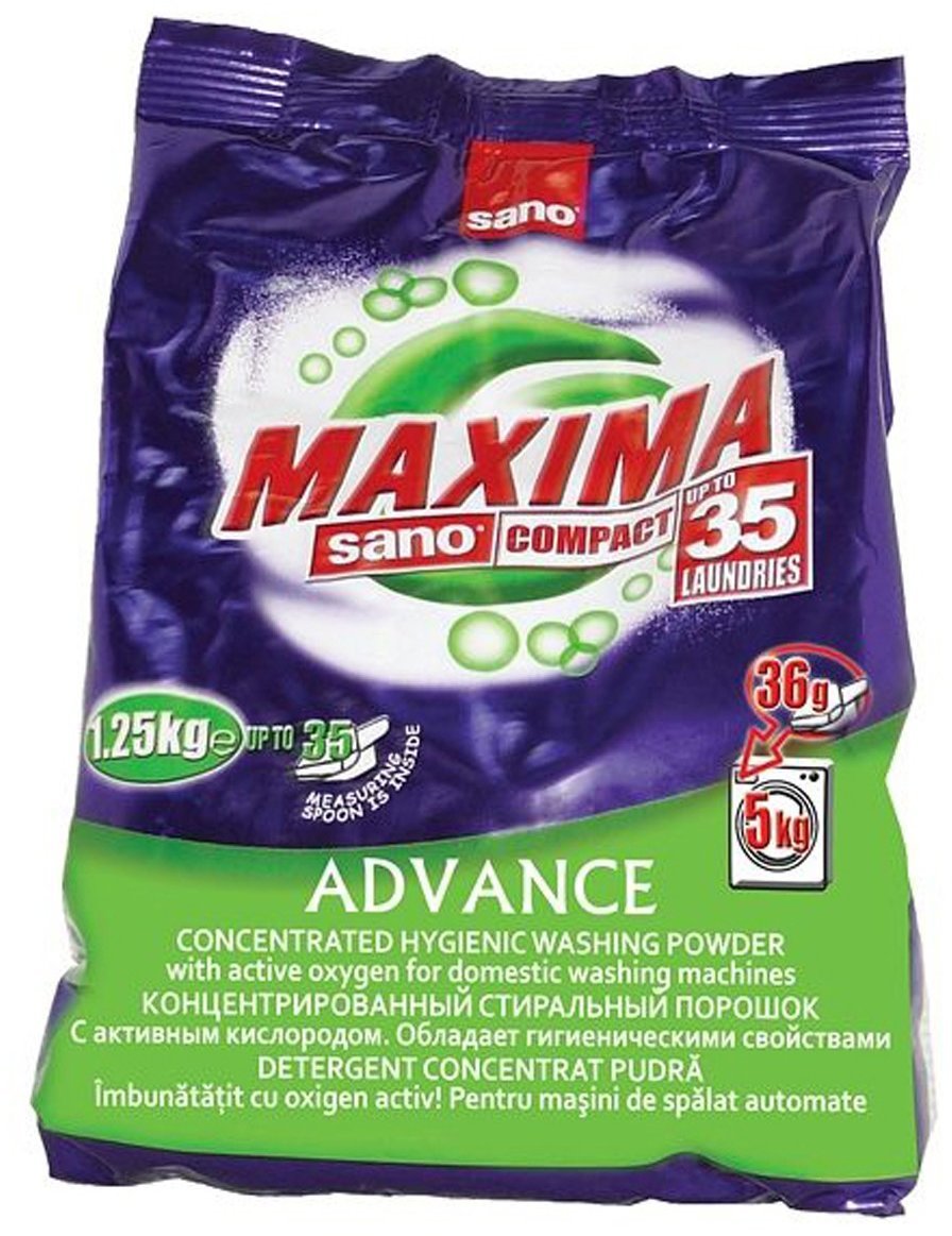 

Стиральный порошок Sano Maxima Advance 1.25 кг