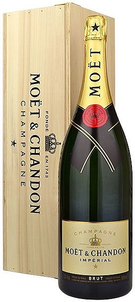 Акція на Шампанское Moёt & Chandon Impéria Jeroboam, белое брют, 3л 12%, в подарочной упаковке (BDA1SH-SMC300-001) від Stylus