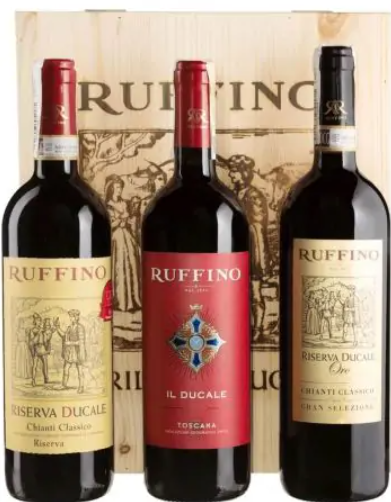 Акція на Вино Набор Ruffino Il Ducale+Riserva Ducale+Riserva Ducale Oro Gran Selezione 2019 красное сухое 14% 3х0.75 л (BWT2534) від Stylus