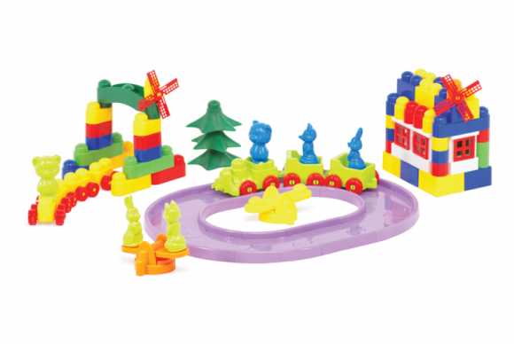 

Детский конструктор Colorplast Мастер Блок № 9 (1-031)