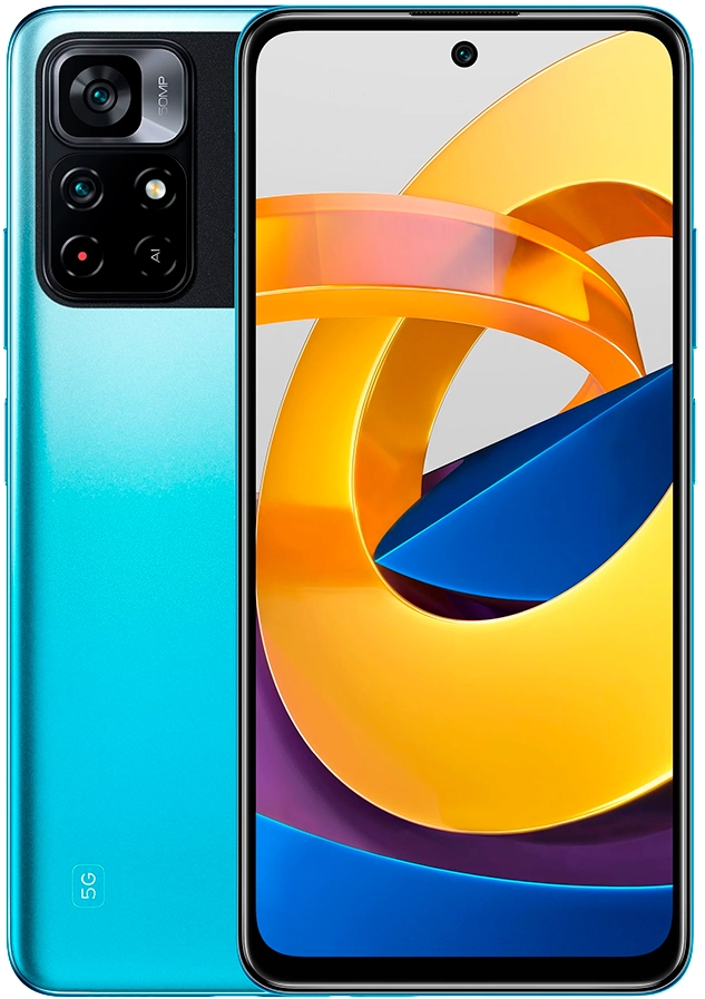 

Смартфон Poco M4 Pro 8/256Gb Cool Blue Approved Вітринний зразок