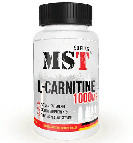 

Mst Nutrition L-Carnitine fat Burner 1000 mg, 90 tabs