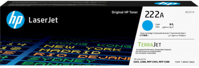 

Hp 222A Cyan (W2221A)