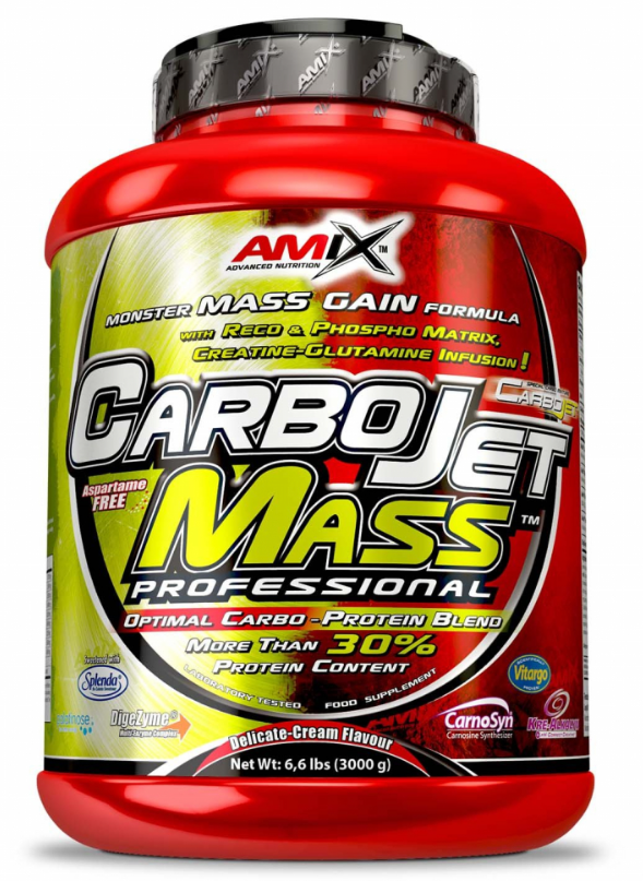 Акція на Amix CarboJet Gain Mass Professional 3000 g / 30 servings / vanilla від Stylus