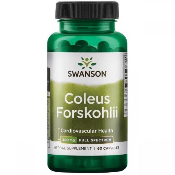 

Swanson Coleus Forskohlii 400 mg Форсколин 60 капсул