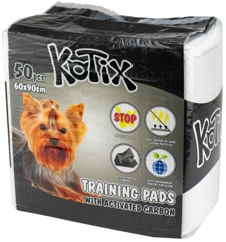 Акція на Пелюшки для собак Croci для собак Pet Training Pads Kotix Premium з активованим вугіллям 60x90 см 50 шт/уп (Kot-7914) від Y.UA