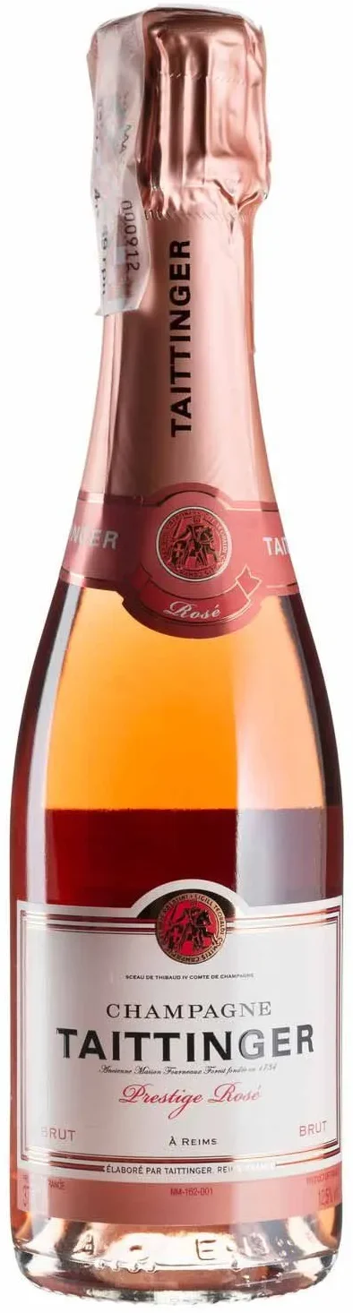 Акція на Шампанское Taittinger Prestige Rose Aoc розовое брют 0.375 л (BW4658) від Stylus