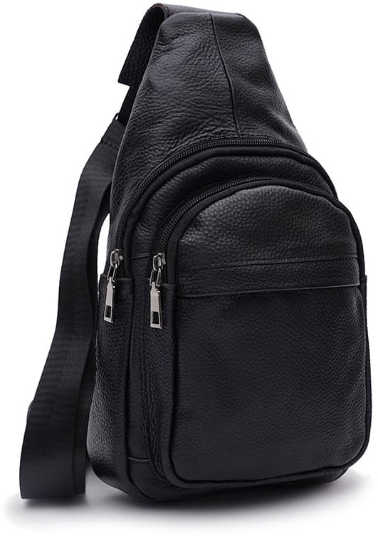 

Мужская сумка-слинг Keizer черная (K11114bl-black)