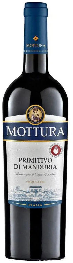 Акція на Вино Mottura Vini Primitivo di Manduria DOC, красное сухое, 11-14.5% 0.75л (MAR8006853000343) від Stylus