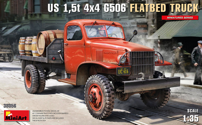 Акція на Вантажівка Miniart армії США G506 4×4 1,5t від Y.UA