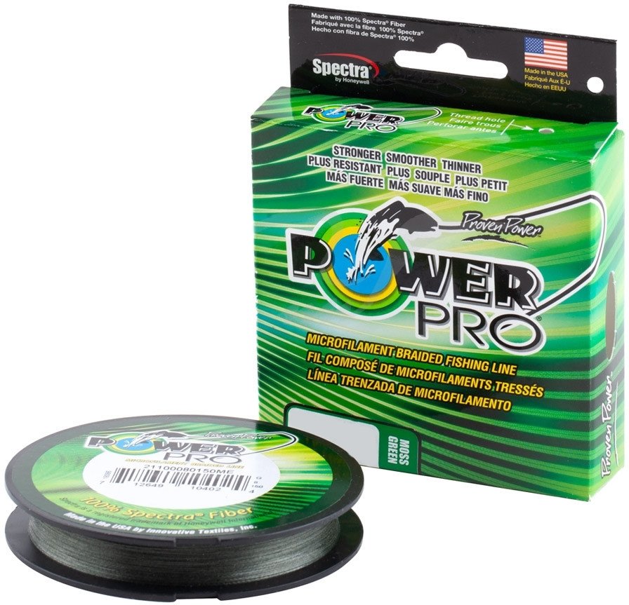 

Шнур Power Pro 135m Moss Green 0.08 9.0lb/4kg (2266.78.24)