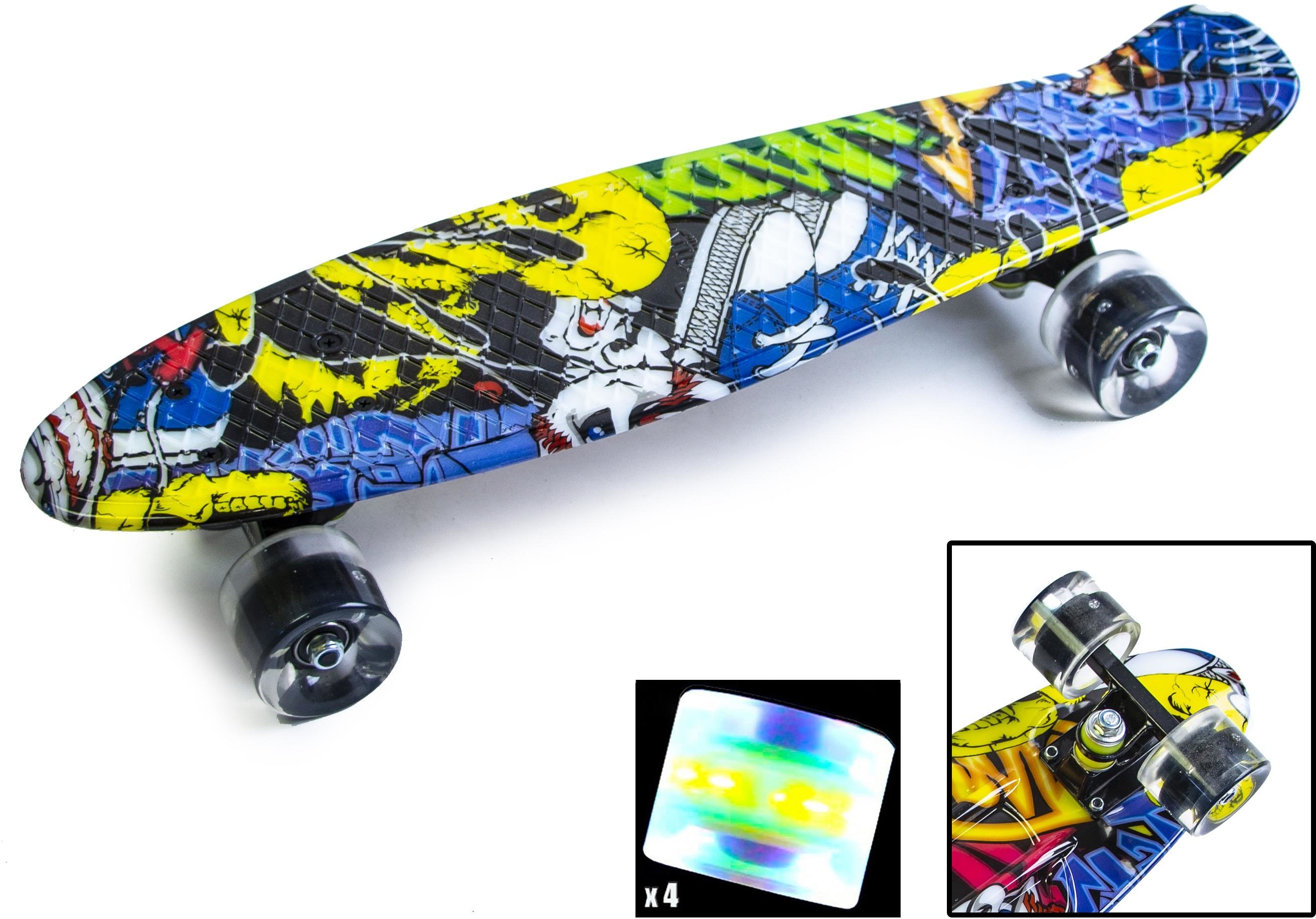 

Penny Board Cool Draft Joker Светящиеся колеса