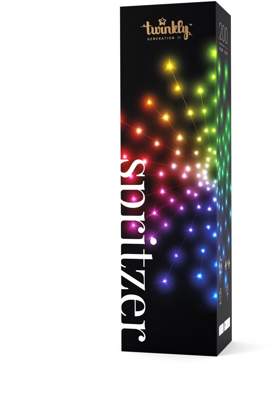 

Smart Led Гирлянда Twinkly Spritzer Rgb 200, Gen II, IP44, діаметр 60см, кабель белый