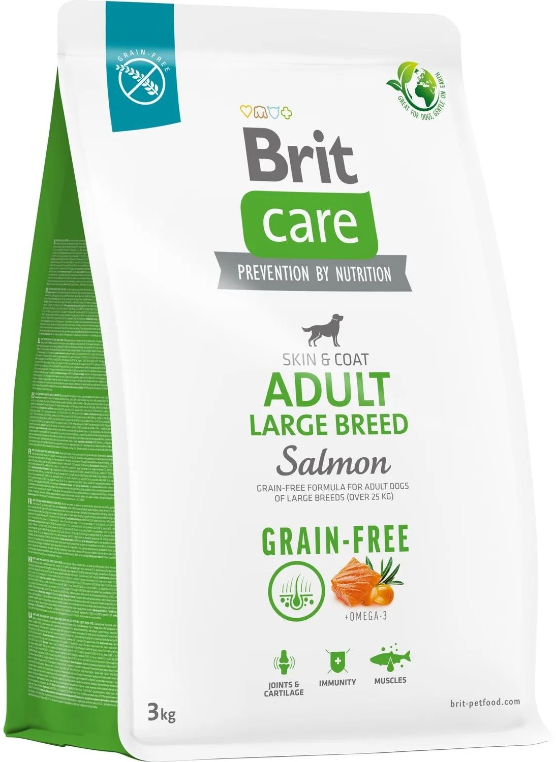 Акція на Сухой корм Brit Care Dog Grain-free Adult Large Breed беззерновой для собак весом от 25 кг 3 кг (8595602558902) від Stylus