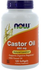 Акція на Now Foods Castor Oil 650 mg 120 caps від Stylus