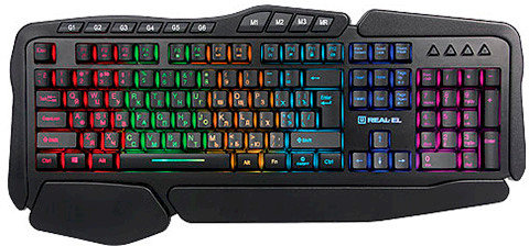 

REAL-EL 8900 Gaming Rgb Macro, black