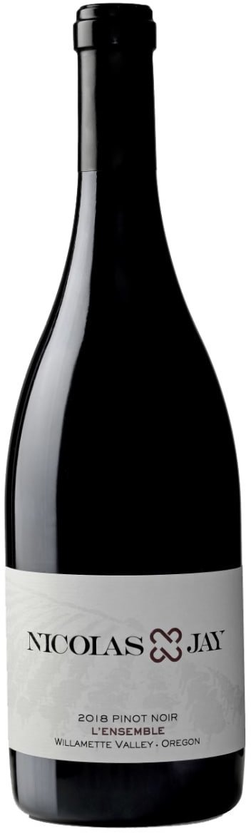 

Вино Domaine Nicolas-Jay "L'Ensemble" Willamette Valley Pinot Noir 2018 червоне сухе 0.75 л (BW90687)