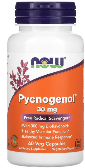 Акція на Now Foods Pycnogenol 30 mg 60 caps від Stylus