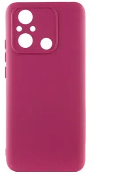 

Lakshmi Case Silicone Cover Full Camera Plum for Xiaomi Redmi 12C