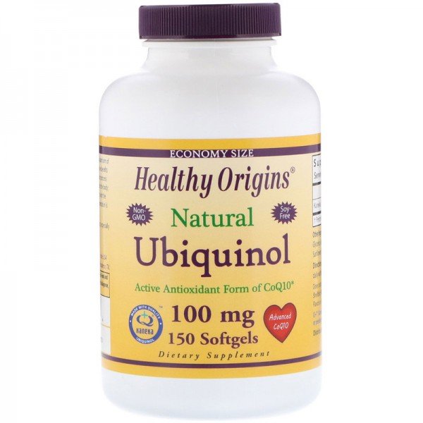 Акція на Healthy Origins Ubiquinol 100 mg Убихинол 150 гелевых капсул від Stylus