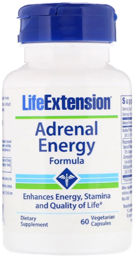 

Life Extension Adrenal Energy Formula, 60 Vegetarian Capsules (LEX-16280)