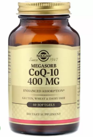 

Solgar Coenzyme Q-10 400 mg Солгар Коэнзим Q10 60 капсул