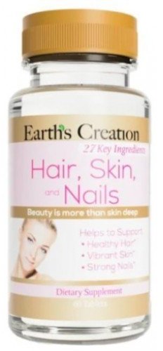 

Earth's Creation Hair, Skin & Nails Комплекс для волосся, шкіри та нігтів 60 таблеток