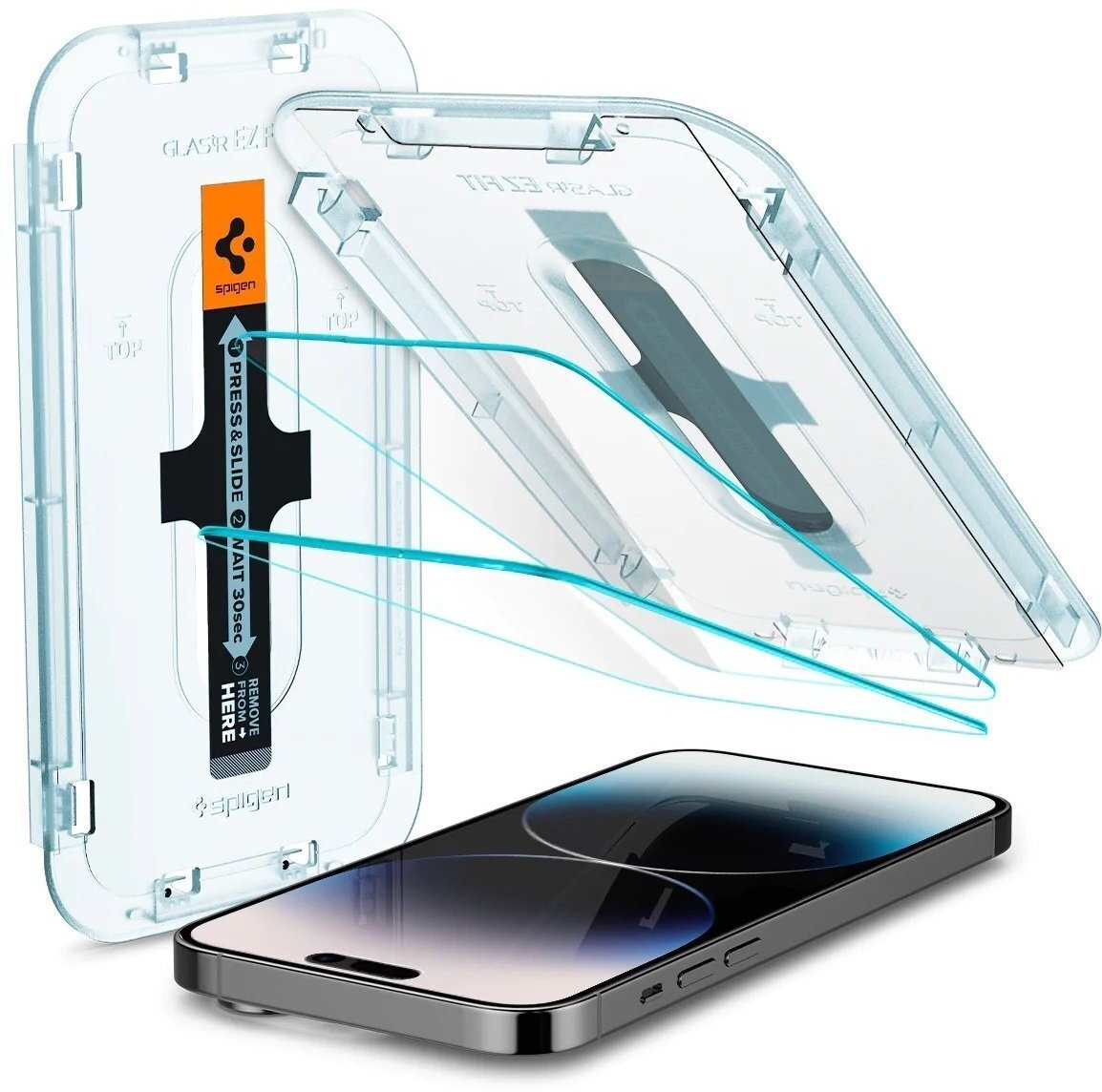 

Spigen Tempered Glass Glas tR Align Master Fc 2 Pack Black (AGL05216) for iPhone 14 Pro