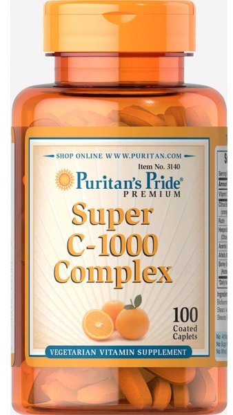 

Puritan's Pride Super C-1000 Complex 100 caplets