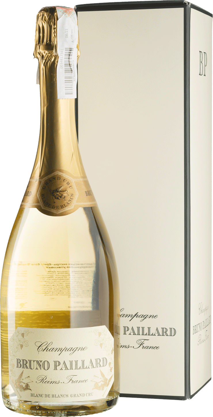 

Шампанське Bruno Paillard Blanc de Blancs Grand Cru, біле екстра-брют, 0.75л 12%, gift box (BWQ7917)