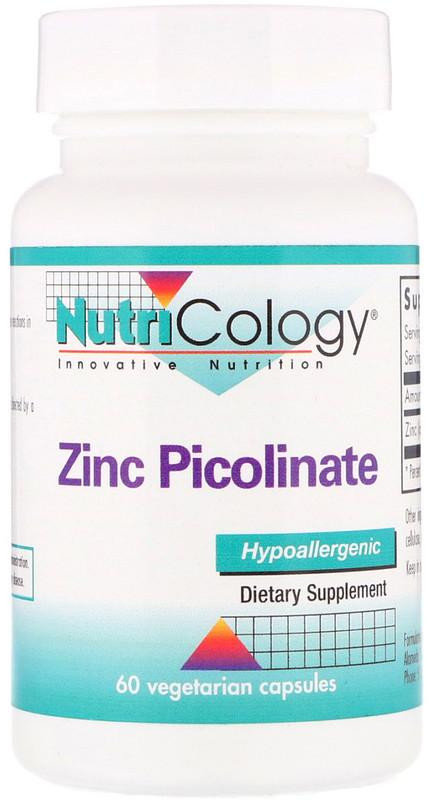 

Nutricology Zinc Picolinate 60 Veggie Caps Цинк Пиколинат