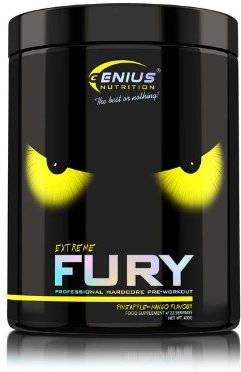 

Предтренировочный комплекс Genius Nutrition Fury extreme 400 g / 22 servings / Pineapple-Mango