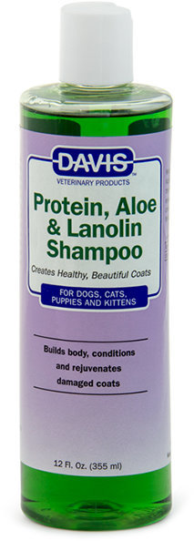 Акція на Шампунь-концентрат Davis Protein & Aloe & Lanolin Shampoo для собак, котів 355 мл (52263) від Y.UA