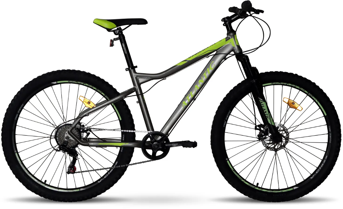 

Велосипед Atlantic 2023' 27.5"x2.80" Rubicon Nx A1NXP-2743-GL M/17"/43см (2459) grey/lime